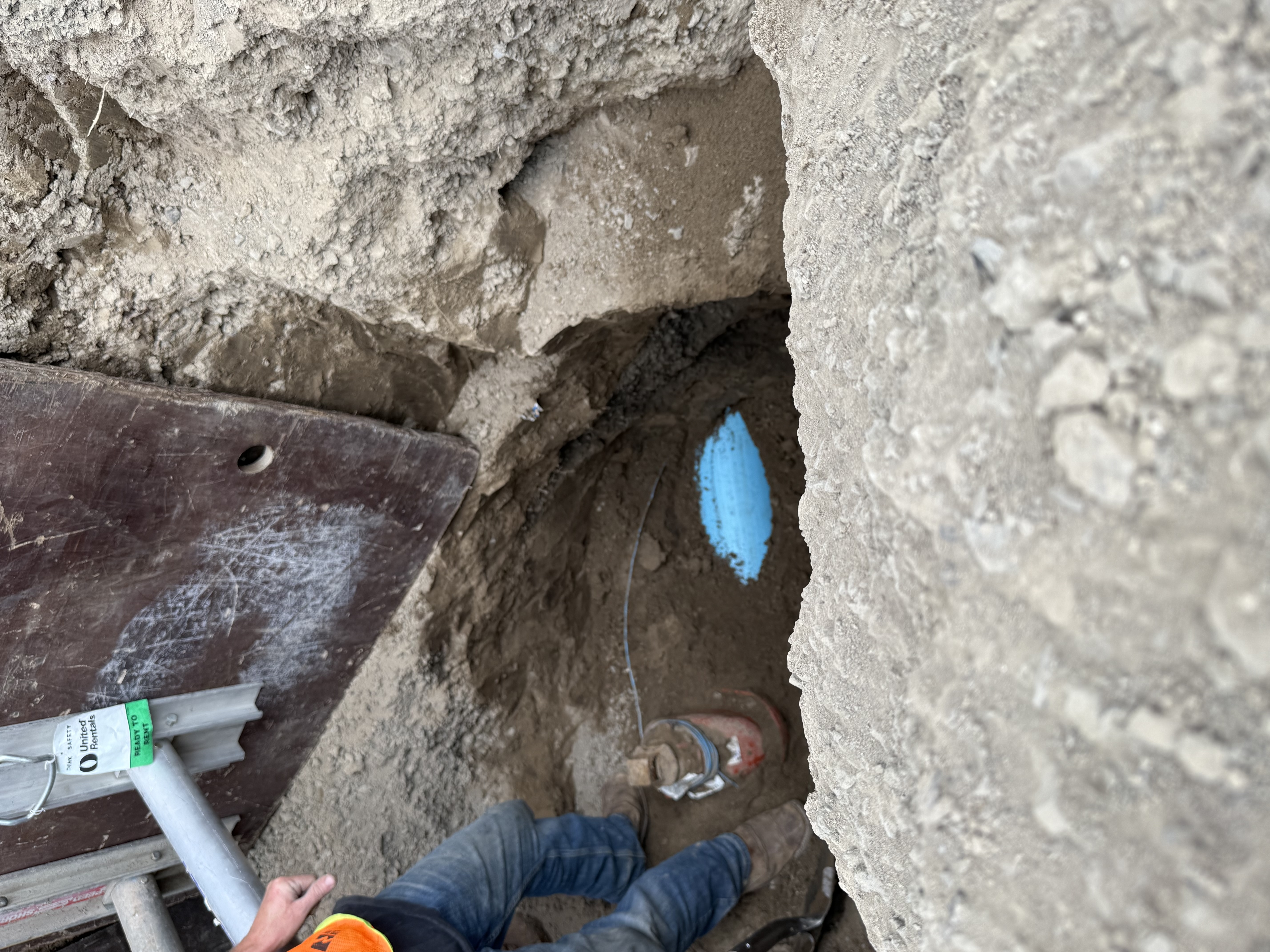 Civil site work, roadway construction, utility trenching, and field layout